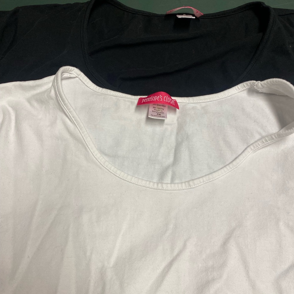 2 Long Sleeve Maternity Shirts